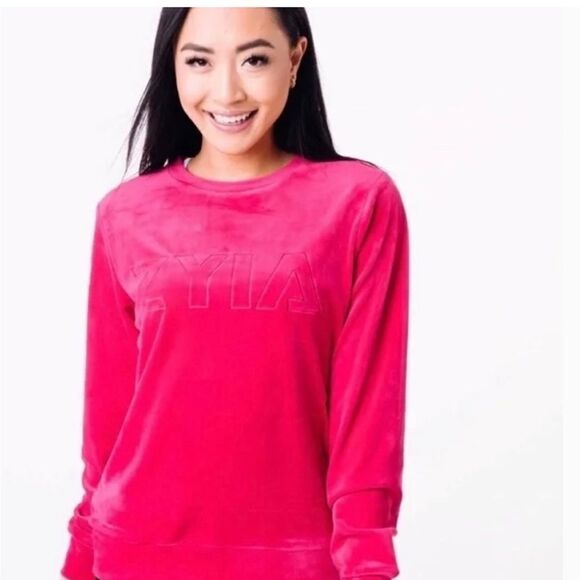 ZYIA Sweaters - Zyia Active Spell‎ Out Crewneck Sweater - Large
